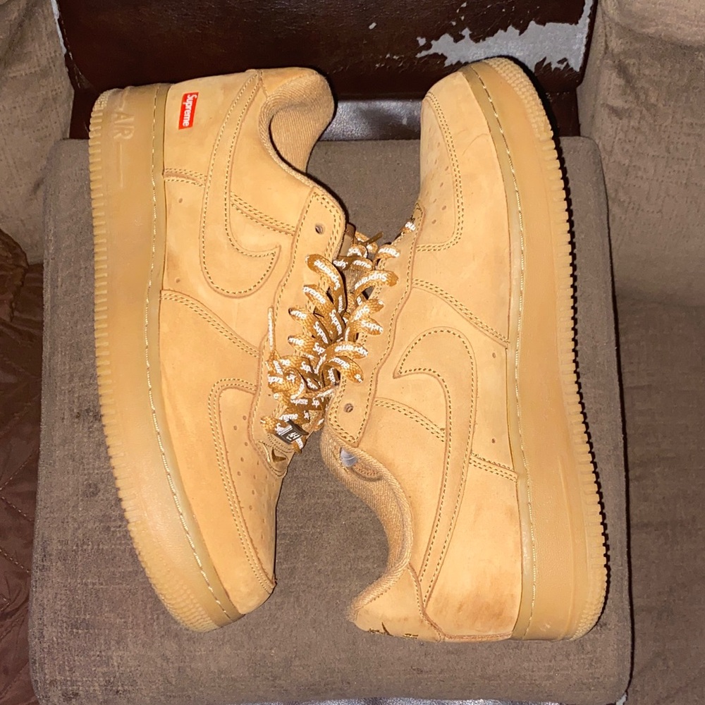 Nike Wheat Supreme AF1s